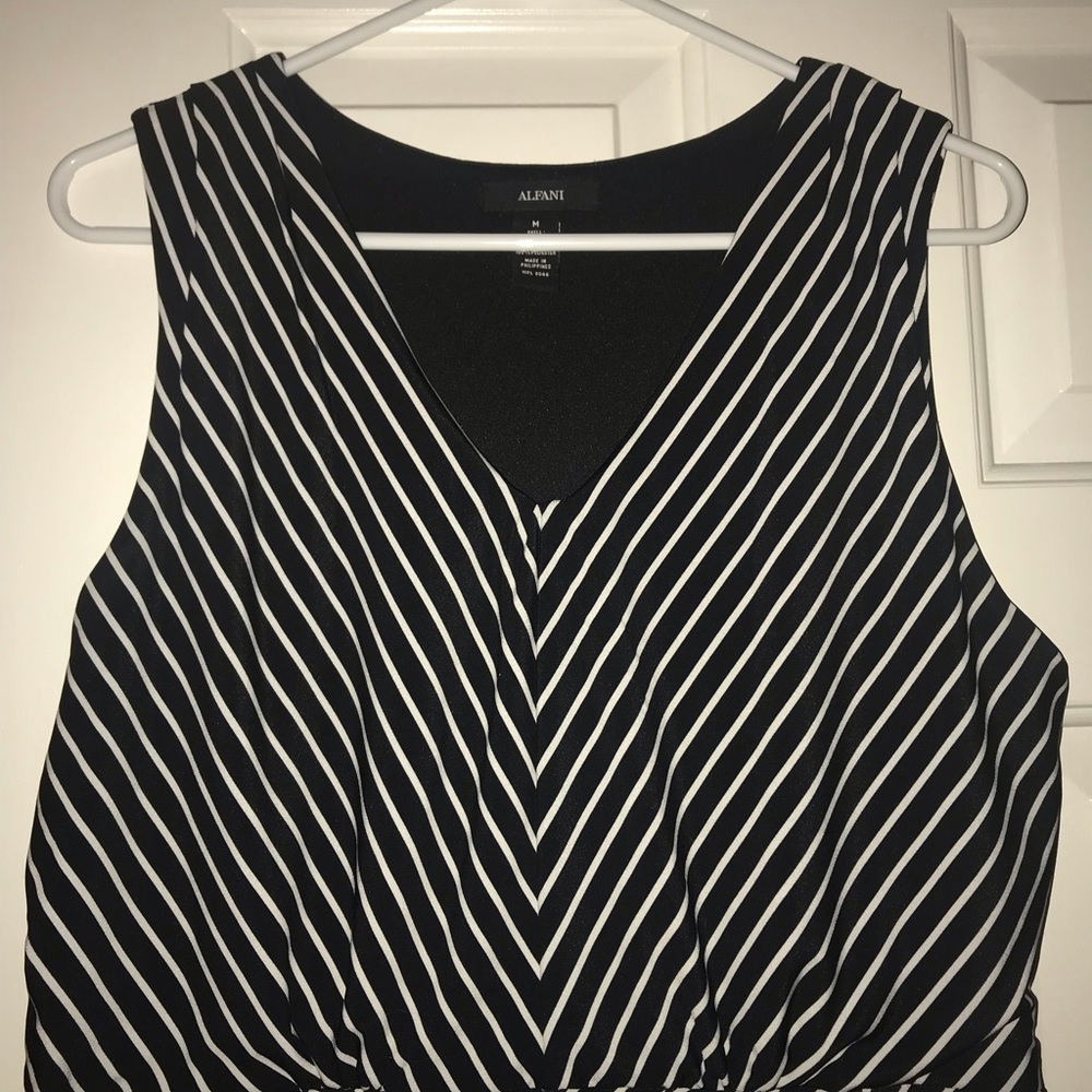 Alfani sleeveless long dress.
